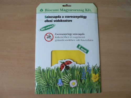 Biocont Sárga rovarfogó lap,  6 lap/csomag A/4