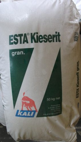 Kieserit magnézium (keserűsó) talajtrágya 50 kg