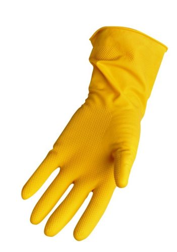 Háztartási latex kesztyű