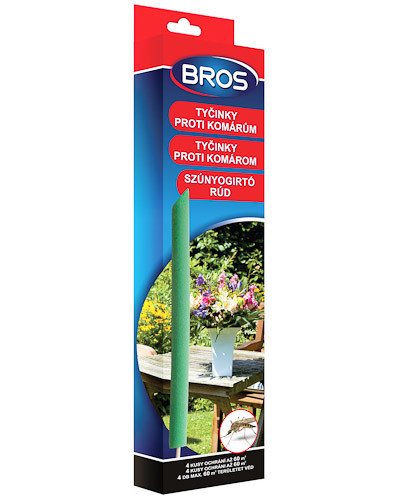 Bros szúnyogriasztó rúd 4 db-os