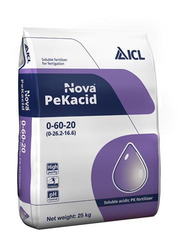PeKacid savazó hatású öntözőműtrágya, ph:2,2; 25 kg