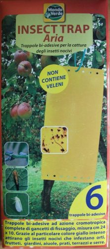 Insect Trap sárga lapok 6db/cs 24*10 cm