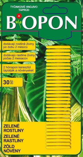 Biopon táprúd Zöld növény  30 db