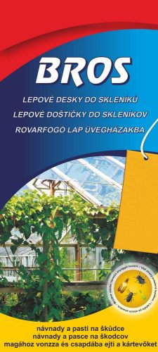 Bros rovarfogó lap üvegházakba 10db-os
