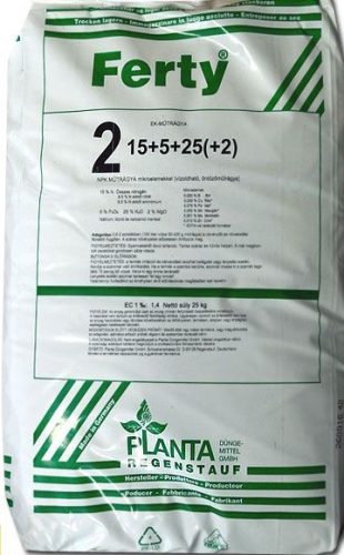 Ferty 2 15-5-25+2Mg+ME 25 kg