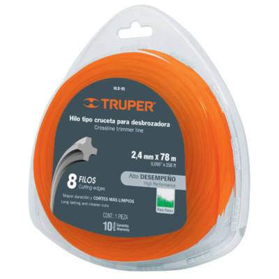 Truper Damil fűkaszához 2,4 mm, 78 m tasakban