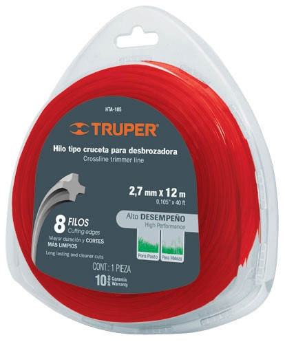 Truper Damil fűkaszához 2,7 mm, 12 m