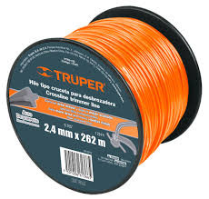 Truper Damil fűkaszához dobon, kerek, 2,4 mm, 262 m