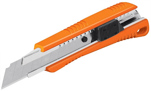 Truper Törhető pengés kés, 18 mm, 3 tartalék pengével