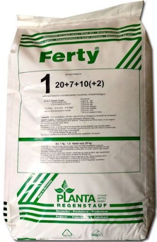 Ferty 1 Rot 20-7-10+2Mg+m.e. 25 kg