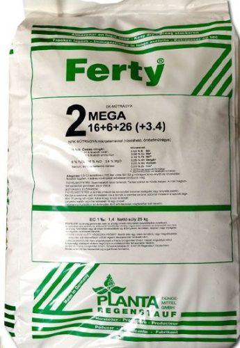 Ferty 2 Mega 16-6-26+3.4Mg+m.e. 25 kg