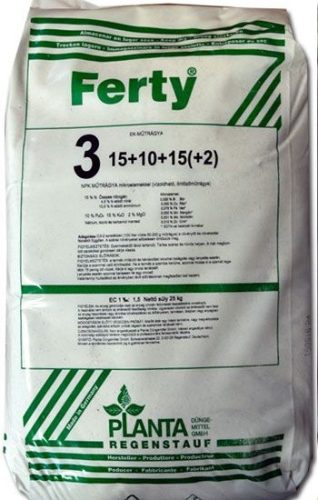 Ferty 3 15-10-15+2Mg+m.e. 25 kg