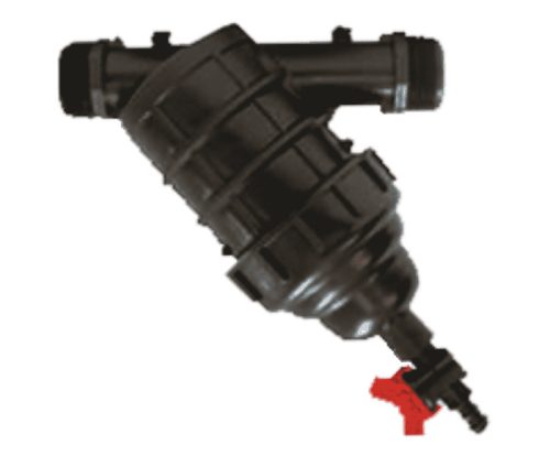 Acélhálós szűrő csappal 1" 120 mesh