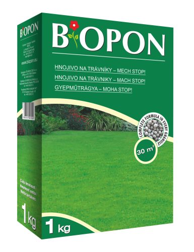 Biopon növénytáp Gyep Mohás gran. 10 kg 
