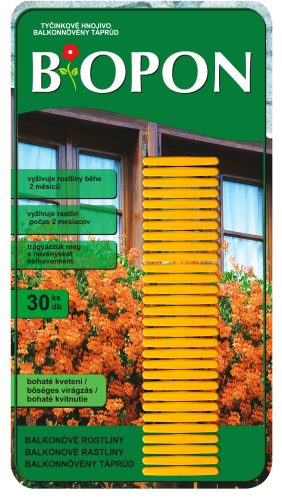 Biopon táprúd Balkon növény/ bliszter 30db