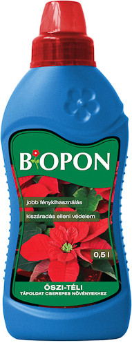 Biopon tápoldat őszi-téli cserepes növényekhez 500 ml