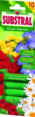 SUBSTRAL táprudacskák Balkonnövényhez 10 db