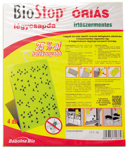 Biostop Plusz Ragasztós Légycsapda (Óriás)