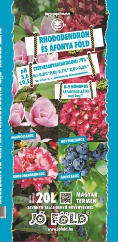 Jóföld Rhododendron és Áfonya föld 20 l