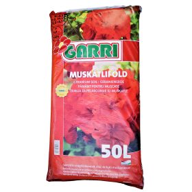 Garri muskátliföld virágföld 50 literes