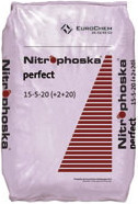 NITROPHOSKA PERFECT NPK gyepműtrágya 15-5-20 25 kg
