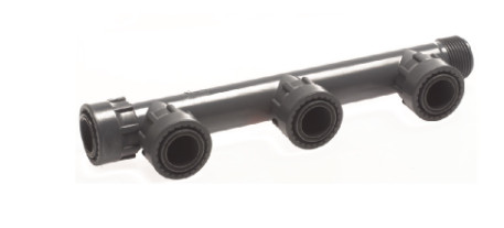 Szelepelosztó 4xB1" hollandi PVC