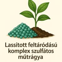 Lassított feltáródású komplex szulfátos műtrágyák