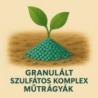 Kertészeti granulált szulfátos alap és fejtrágya műtrágyák