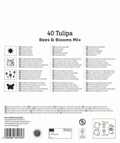 Bees & Blooms Mix (40 db/cs) 'PG-6' Mega-Pack KIEPENKERL