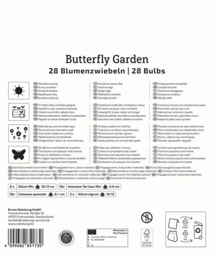 Butterfly Garden Mix (28 db/cs) 'PG-5' Mega-Pack KIEPENKERL