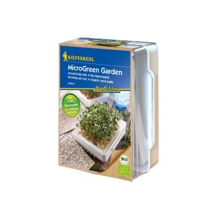   MicroGreen Garden mikrozöldség készlet hajtató tál + 4 vetőmagpárna KIEPENKERL