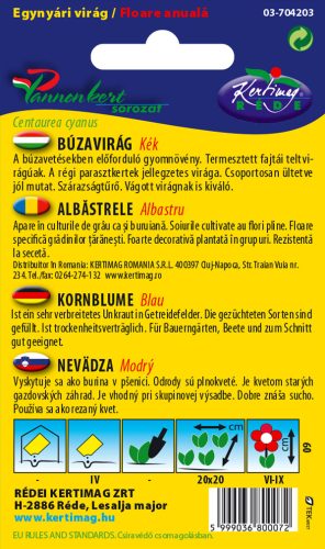 Búzavirág kék 2g RÉDEI