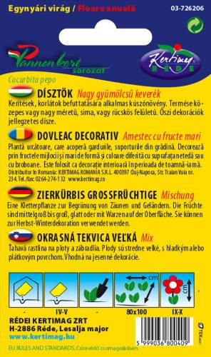 Dísztök nagygyümőlcsű keverék 2g RÉDEI