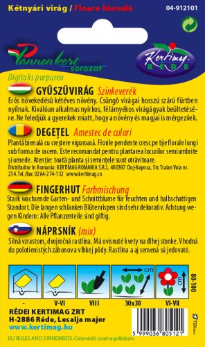 Gyűszűvirág színkeverék 0,2g RÉDEI