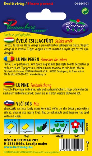 Évelő Csillagfürt színkeverék 1g RÉDEI