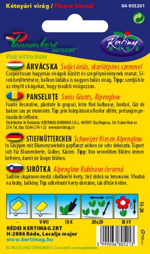 Árvácska skarlátpiros 0,25g RÉDEI