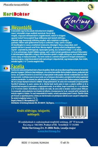 Kertdoktor Mézontófű (Facélia) 30g RÉDEI