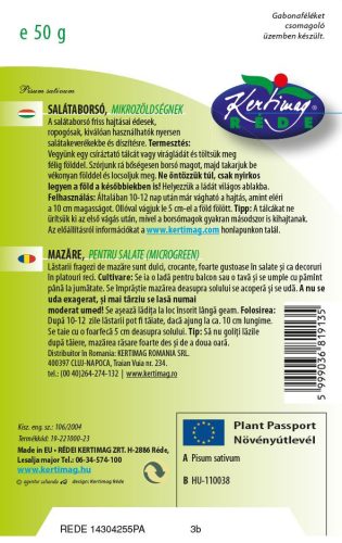 Mikrozöldség Salátaborsó 60g RÉDEI