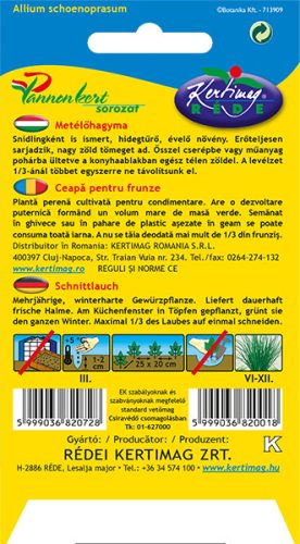 Metélőhagyma Bohemia "K" 2g RÉDEI