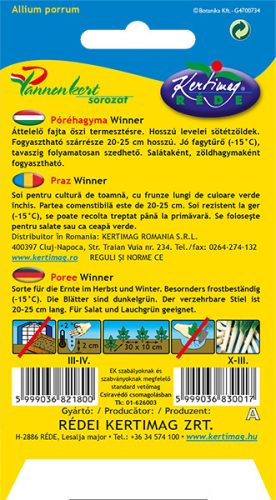Póréhagyma Winner 1g RÉDEI
