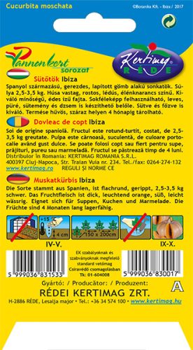 Sütőtök Ibiza 10 szem RÉDEI