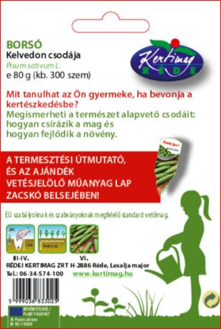 Borsó Béci (Gyerekkertész) 50g RÉDEI
