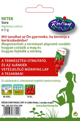 Retek Robi (Gyerekkertész) 5g RÉDEI