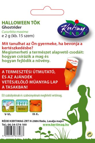 Halloween tök Ghostrider (Gyerekkertész) 2g RÉDEI