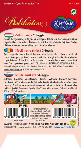 Cékla csíkos Chioggia 2,5g RÉDEI