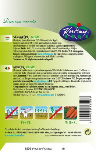 Sárgarépa Katrin 5g RÉDEI