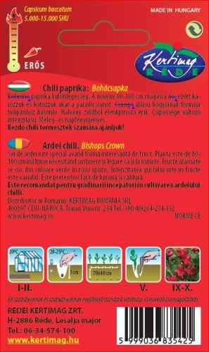 Paprika Bohócsapka 20 szem RÉDEI