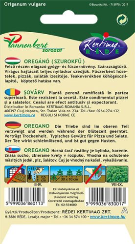 Szurokfű (Oregano) 0,5g RÉDEI