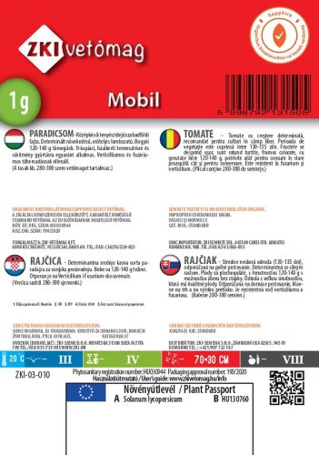 Paradicsom Mobil 1g ZKI