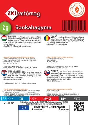 Sonkahagyma 2g ZKI